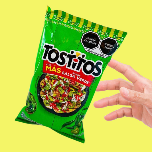 Nachos Sabritas Tostitos Salsa Verde 2 oz
